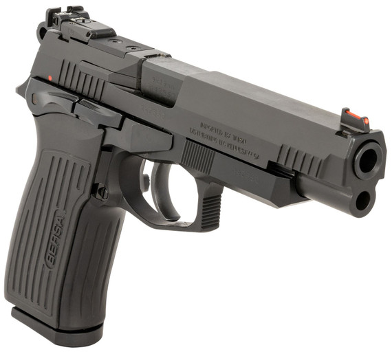 Bersa TPR9XT TPR XT Full Size Frame 9mm Luger 17+1, 4.96 in Black Steel Barrel, Matte Black Serrated Steel Slide & Aluminum Frame, Pistol