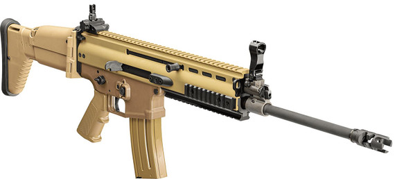 FN 986012 SCAR 16s NRCH 5.56x45mm NATO 16.25 in Barrel 10+1, FDE Anodized Receiver, FDE Telescoping Side-Folding Stock With Adjustable Cheekpiece, Rifle
