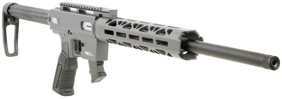 Rock Island TM2218SGREY TM22 22 LR 10+1 18 in Barrel, Threaded Muzzle, Exclusive Sniper Gray Anodized Metal Finish, 7075-T6 Aluminum Receiver, M-Lok Handguard, Synthetic Stock, Rifle