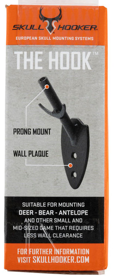 Skullhooker SKH-FWM-BLK Flush Mount Mounting Kit Wall Mount Steel Black Medium/Heavy Game