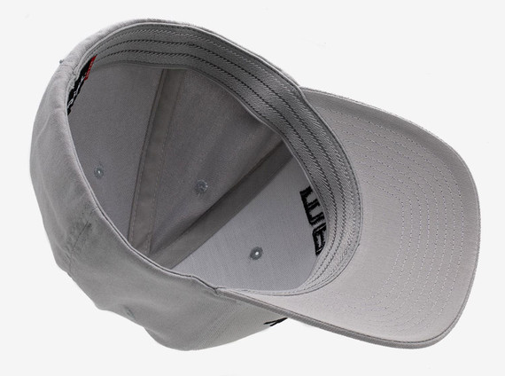 Magpul MAG1103-020 Wordmark Stretch Fit Gray Adjustable Snapback S/M Fitted