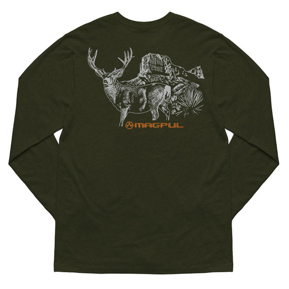 Magpul MAG1233-316-M Muley Olive Drab Long Sleeve Medium