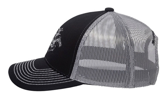 Outdoor Cap WIN46B Winchester Cap Cotton Twill Black/Light Gray Structured OSFA Hat