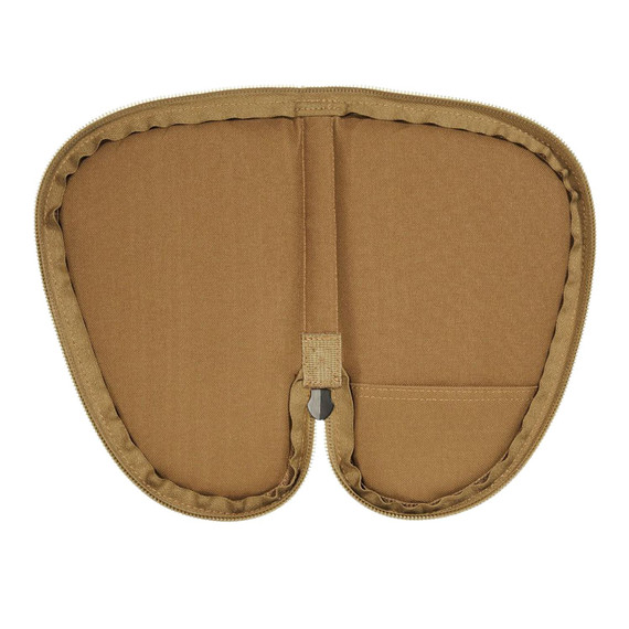 Allen 3614 Torrey, Handgun Case Coyote Tan Polyester, Small Accessory Pocket, Muzzle Pocket & Lockable Zipper 11.50 in x 7.75 in Exterior Dimensions