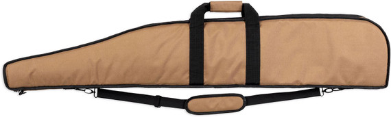 Bulldog BD375 Long Range 55 in Tan with Black Trim Water-Resistant Nylon, Rifle Case
