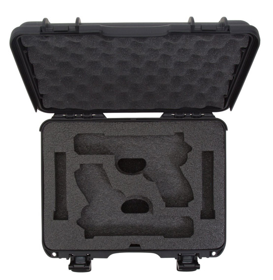Nanuk 910GLOCK1 910 Black Polymer Compatible w/Glock Holds 2