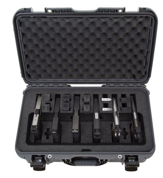 Nanuk 9356UP7 935 6 Up Gun Case Graphite, Handgun Resin