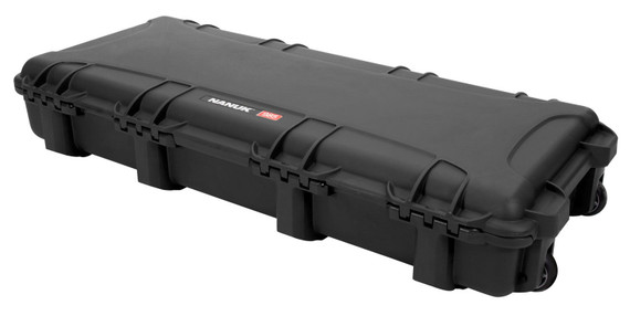 Nanuk 985TAK1 985 Takedown Waterproof Black NK-7 Resin w/ Foam Padding Wheels & Handle, Rifle Case