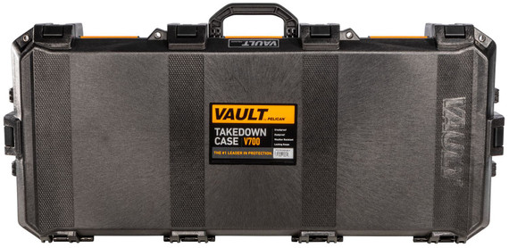 Pelican VCV700 Vault Long 39 in Black Polymer, Rifle Case