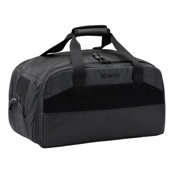 Vertx VTX5026HBKGBK COF Heavy Range Bag Heather Black with Galaxy Black Accents Nylon with Removable 6-Pack Mag Holder, Rubber Feet & Lockable Zippers