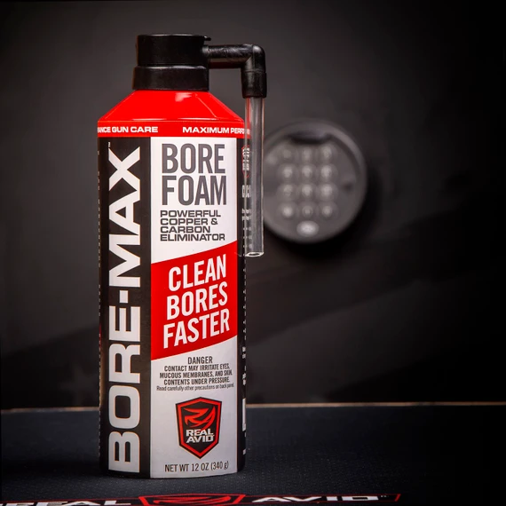 Real Avid AVFBC12A Bore-Max Bore Foam Removes Carbon Build Up 12 oz Aerosol