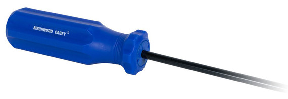 Birchwood Casey 41403 Cleaning Rod Steel 17 Cal, Rifle Firearm 33 in Long Includes Reusable Storage Tube