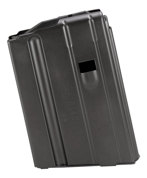 DuraMag 1062041175CPD SS 10rd 7.62x39mm for AR-15 Black w/ Black Follower Detachable, Magazine