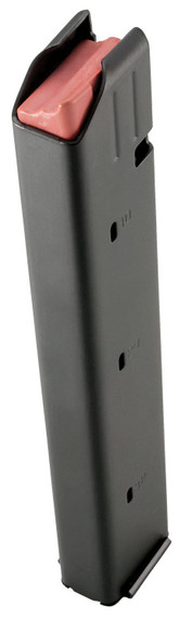 DuraMag 3209041178CPD SS Colt Pattern 32rd 9mm Luger for AR-15 Black w/ Orange Follower Detachable, Magazine