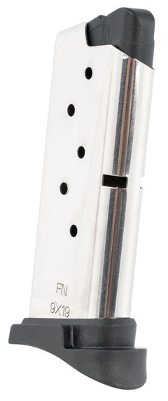 FN 20100262 503 6rd 9mm Luger Stainless/Black, Magazine