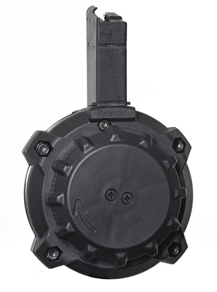 ProMag DRMA24 Standard 65rd Drum w/ Capacity Window 223 Rem/5.56x45mm Fits AR-15 Black DuPont Zytel Polymer, Magazine