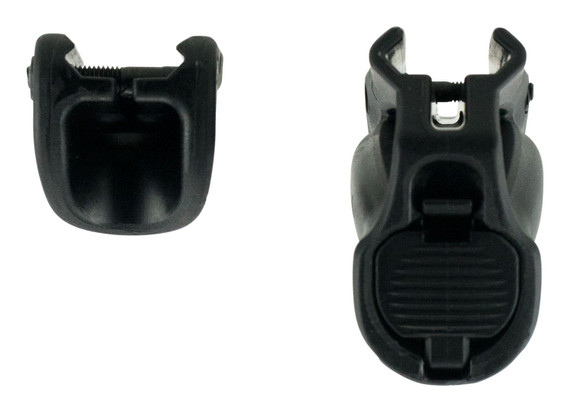FAB Defense FXPTKCB PTK & VTS Combo Ergonomic Pointing Grip Angled w/Additional Storage Compartment Black Polymer