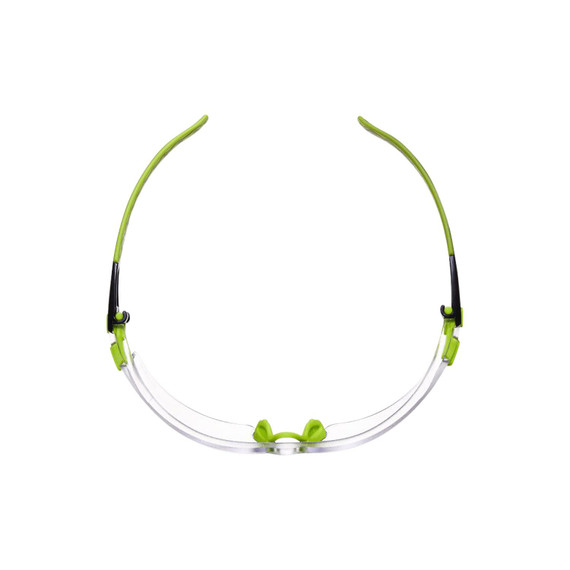 Allen 2376 All-In Youth Shooting Glasses 100% UV Rated Polycarbonate Clear Lens with Fluorescent Yellow Frame & Nose Piece