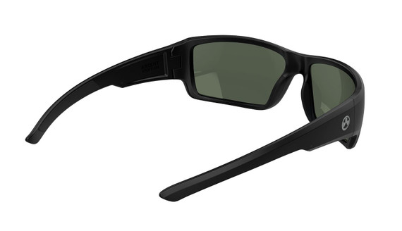 Magpul MAG113210011900 Ascent Eyewear Adult Gray Green Lens Scratch Resistant Black Frame
