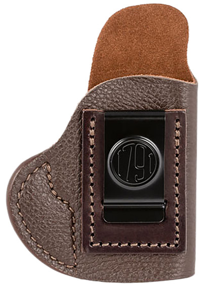 1791 Gunleather FCD0BRWR Fair Chase IWB Size 0 Classic Brown Deer Hide Belt Clip Fits Beretta Tomcat 32/Sig P938/Kahr CW Right Hand, Holster
