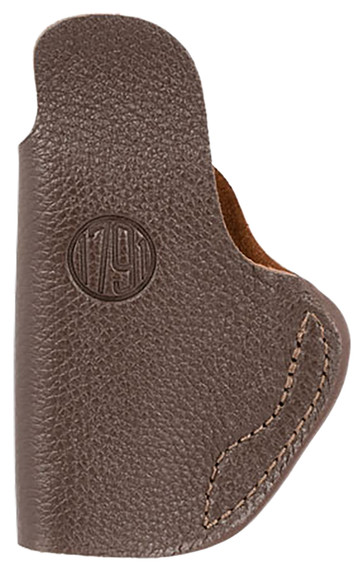 1791 Gunleather FCD1BRWR Fair Chase IWB Size 01 Classic Brown Deer Hide Belt Clip Fits Ruger LCP 380/S&W Bodyguard Right Hand, Holster