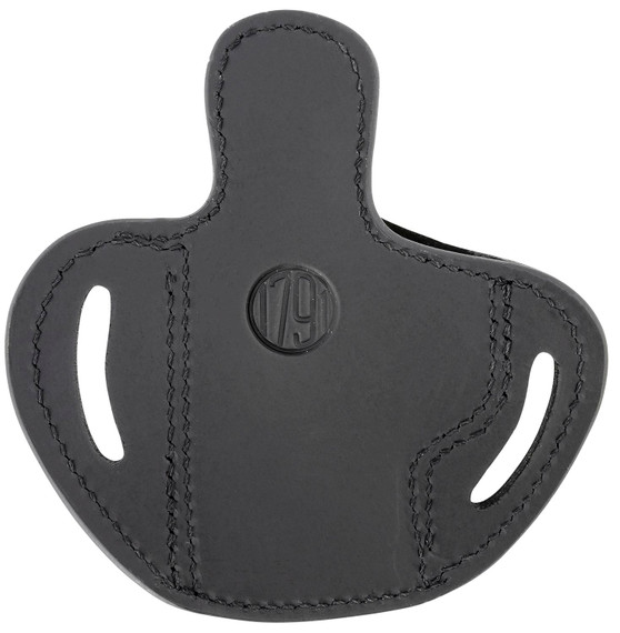 1791 Gunleather UCBH21NSBR Ultra Custom OWB Size 2.1 Night Sky Black Leather Belt Slide Compatible w/Glock 17/S&W M&P Shield/Springfield XD Right Hand, Holster