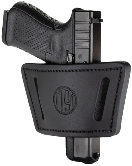 1791 Gunleather UIWXSBLA UIW Max Black Leather IWB/OWB Most Med & Lg Frames Right Hand