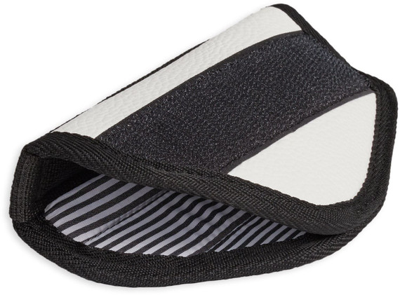 Bulldog BDP055 Tote White Leather 13 in x 11 in x 7 in.