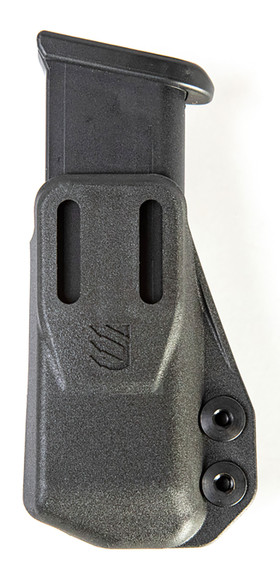 Blackhawk 416A03BK Stache Mag Carrier IWB Single Stack Belt Clip Mount Fits Belts 1.50 in Wide Black Polymer