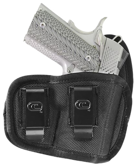 Crossfire Shooting Gear CRFCYCLSA1C3R The Cyclone IWB/OWB Size 03 Black Foam Laminate Belt Clip Fits Compact 3-3.50 in Barrel Right Hand, Holster