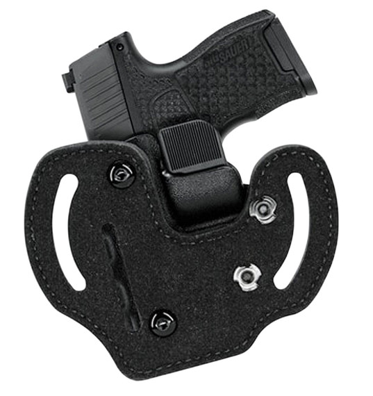 DeSantis Gunhide 042KA8BZ0 Facilitator OWB Black Kydex Belt Slide Fits Glock 43/43X Right Hand, Holster
