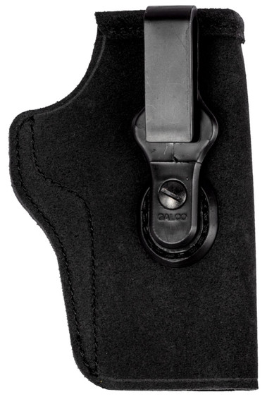 Galco TUC266B Tuck-N-Go 2.0 IWB Black Leather UniClip/Stealth Clip Fits 1911/4-4.25 in Barrel, Holster