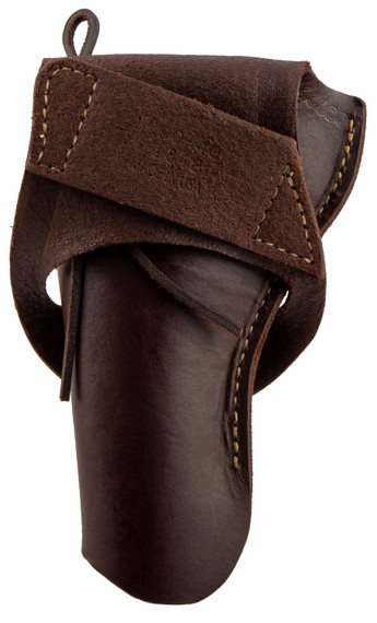 Hunter Company 109040 Crossdraw OWB Size 40 Antique Brown Leather Belt Loop Fits Ruger Vaquero Fits Colt Frontier Scout Fits 4.62-6 in Barrel Right Hand, Holster