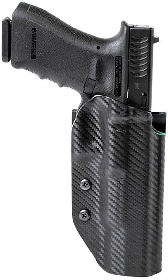 Uncle Mikes 54RNC73BGR Range/Competition OWB Black/Green Boltaron Belt Slide Fits Canik Right Hand, Holster