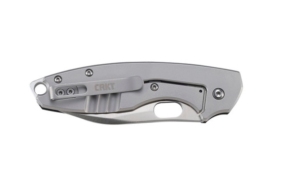 CRKT 5317 Pilar III 2.97 in Folding Spear Point Plain Satin 8Cr13MoV SS Blade/ G10 Black/SS Handle Includes Pocket Clip, Knife