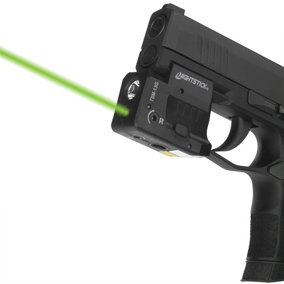 Nightstick TSM13G Light with Green Laser for Sig Sauer P365/XL/SAS Black 150 Lumens White LED