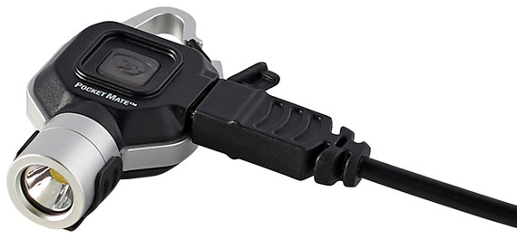 Streamlight 73300 Pocket Mate USB Silver 45/325 Lumens White LED