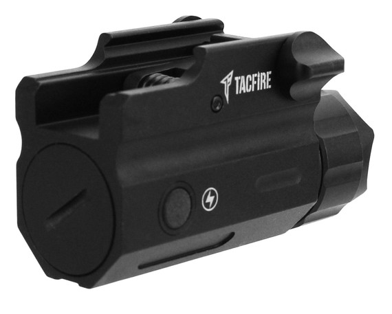 TacFire FLP360C 360 Lumen, Pistol Flashlight (Compact-Sized) Black White CREE LED