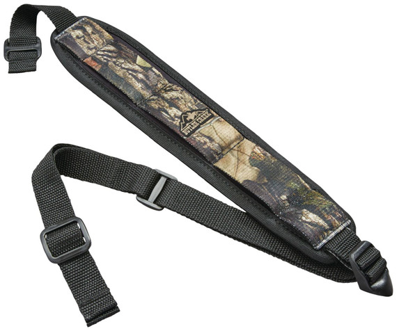Butler Creek 180017 Comfort Stretch, Rifle Sling Sling Mossy Oak Break-Up Country Neoprene w/Non-Slip Grippers 20 in-46 in OAL 2.50 in Wide Adjustable Design