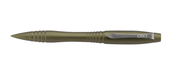 CRKT TPENWOD Williams Defense Pen OD Green Anodized Aluminum 6 in Includes Pen Refill