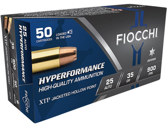 Fiocchi 25 ACP Ammunition 25XTP