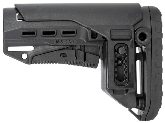 NcStar VG130052 Compact PCP52 Mil-Spec Stock Black Synthetic Collapsible with Adjustable Cheekpiece