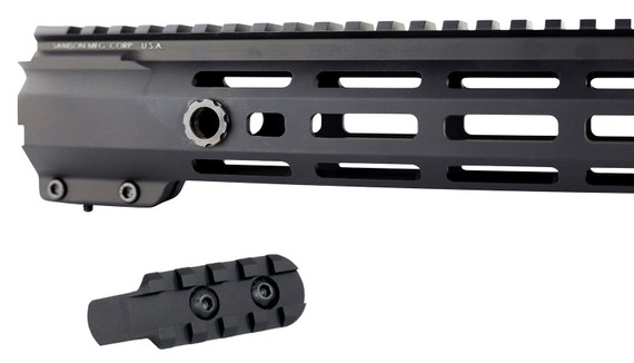 Samson 010612901 SXT Handguard M-LOK AR-Platform Black Anodized 6061-T6 Aluminum 15 in