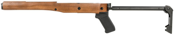 Samson 100000103 A-TM Folding Stock Black Oxide Steel & Walnut Finish with Black Polymer Grip for Ruger Mini-14, Ruger Mini Thirty Right Hand (, Rifle Parts NOT Included)