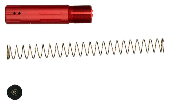 Strike ARSPRESLICKRED Buffer Tube AR, Pistol Platform Red Anodized Aluminum, Handgun