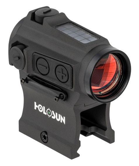 Holosun HE503CUGR 503 Black Anodized 1x 20 mm 2 MOA Green Dot/65 MOA Circle Multi Reticle, Red Dot Sight