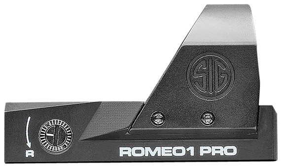 Sig Sauer Electro-Optics SOR1P101 Romeo1Pro Black 1 x 30 mm 6 MOA, Red Dot Sight