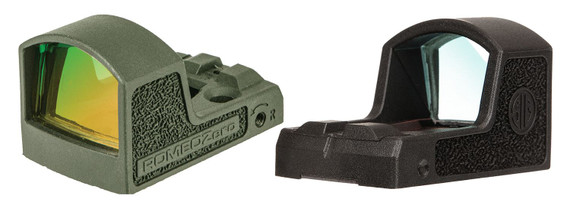 Sig Sauer Electro-Optics SORG0605 RomeoZero Grip Mod Kit OD Green 1x24mm 6 MOA Illuminated Red Dot Reticlet Fits Sig P365XL Compatible w/Sig Sauer P365 Optics Ready Pistols