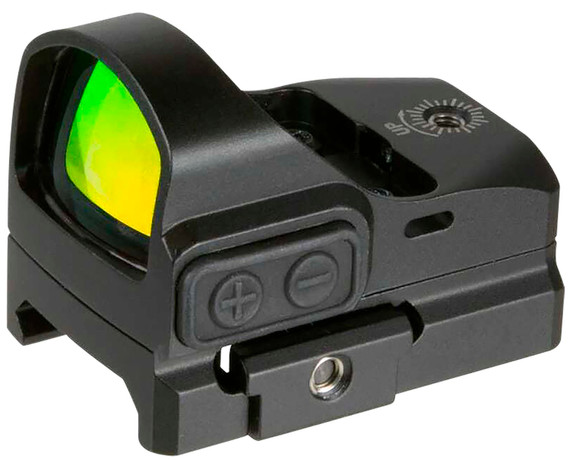 TruGlo TGTG8100BM TruTec Micro Black Anodized 23x17mm 3 MOA Red Dot Reticle 45 Degree Offset Mount