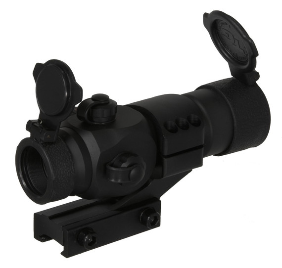 TruGlo TGTG8230RB Triton Black Anodized 1 x 30 mm 5 MOA TriColor Red/Green/Blue Dot Cantilever Mount, Red Dot Sight